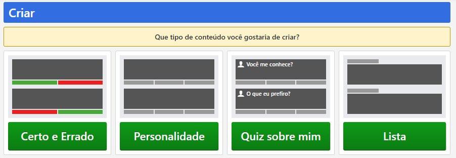 Como criar quiz no Quizur