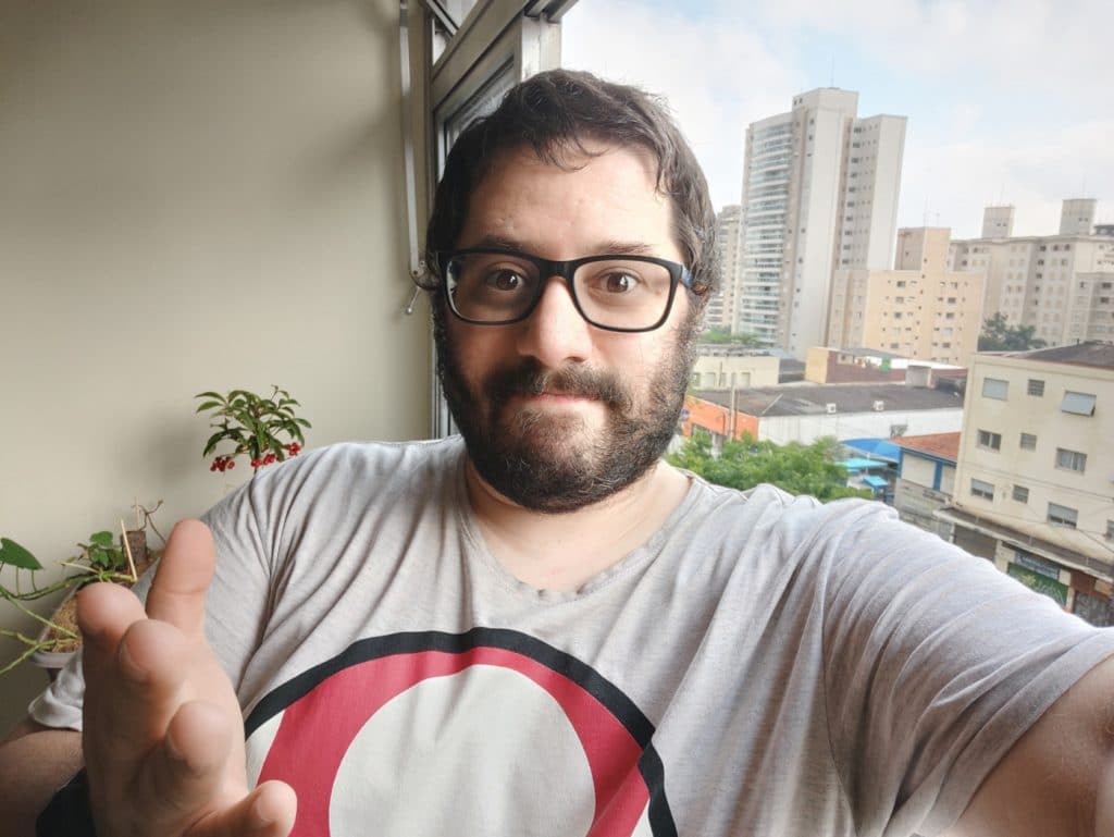 Foto com a lente frontal (Imagem: André Fogaça/Olhar Digital)