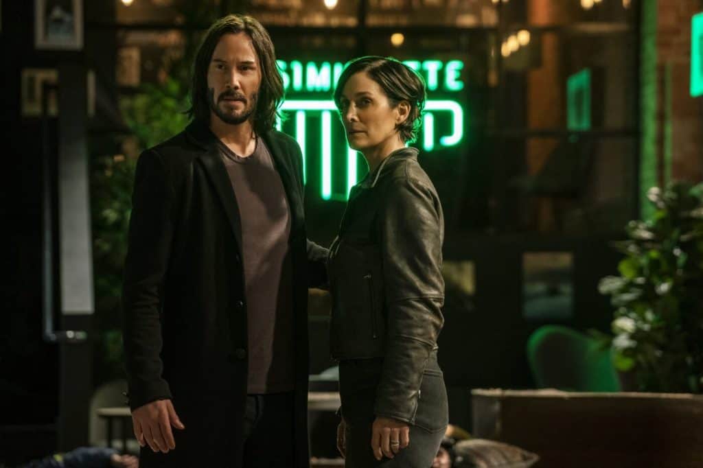 Keanu Reeves Carrie Anne Moss Neo Trinity Matrix Resurrections