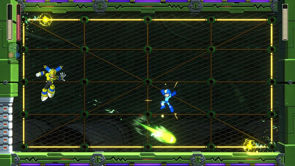 Imagem mostra cena do jogo "Mega Man 11". Personagem vai virar filme live action pela Netflix