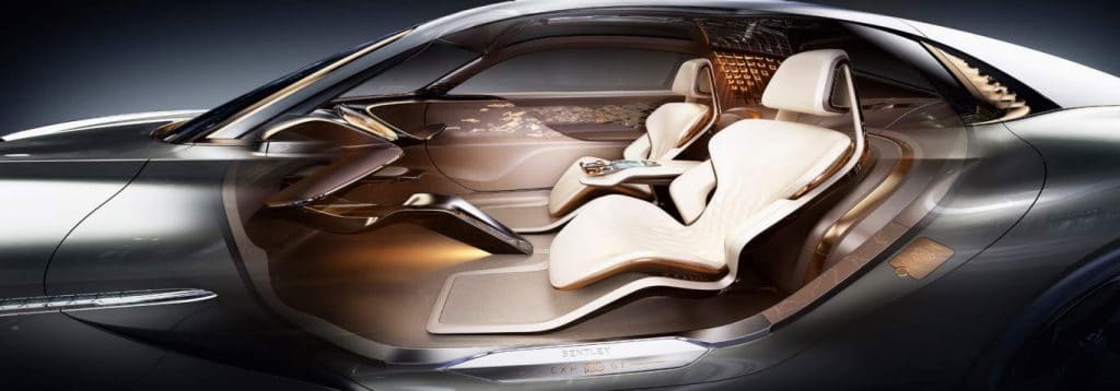 imagem do conceito que servirá de base para o novo carro da Bentley