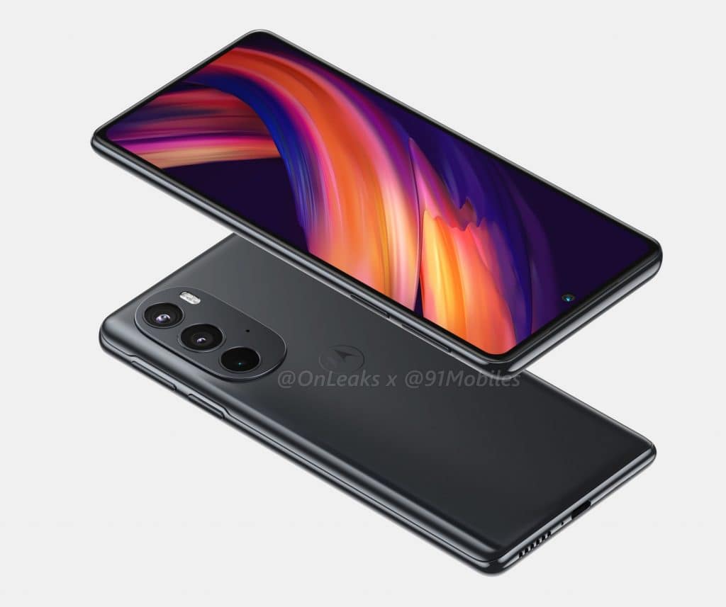 Motorola garante: novo Moto Edge X30 será o primeiro smartphone com Snapdragon 8 Gen 1. Imagem: OnLeaks/Reprodução