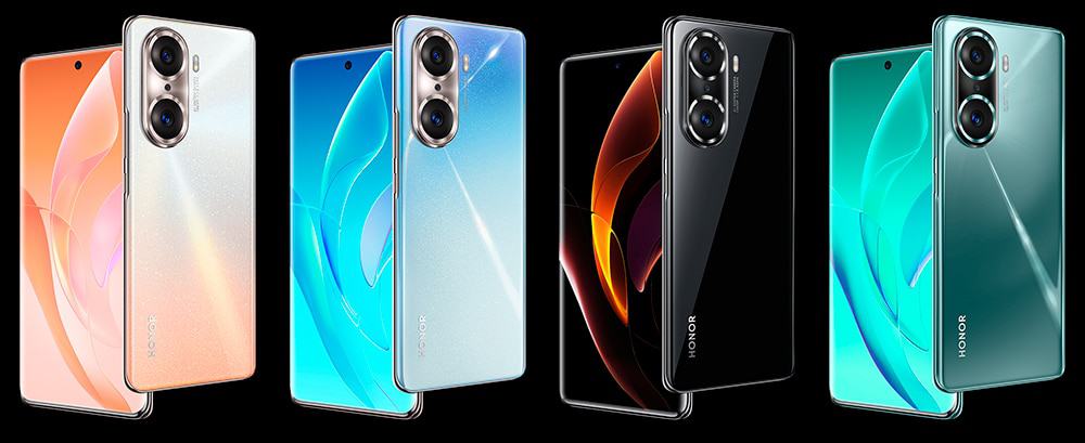 Cores dos novos smartphones da Honor 
