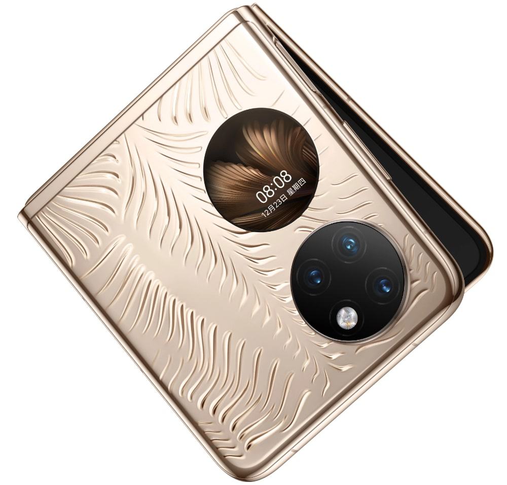 Versão dourada do Huawei P50 Pocket