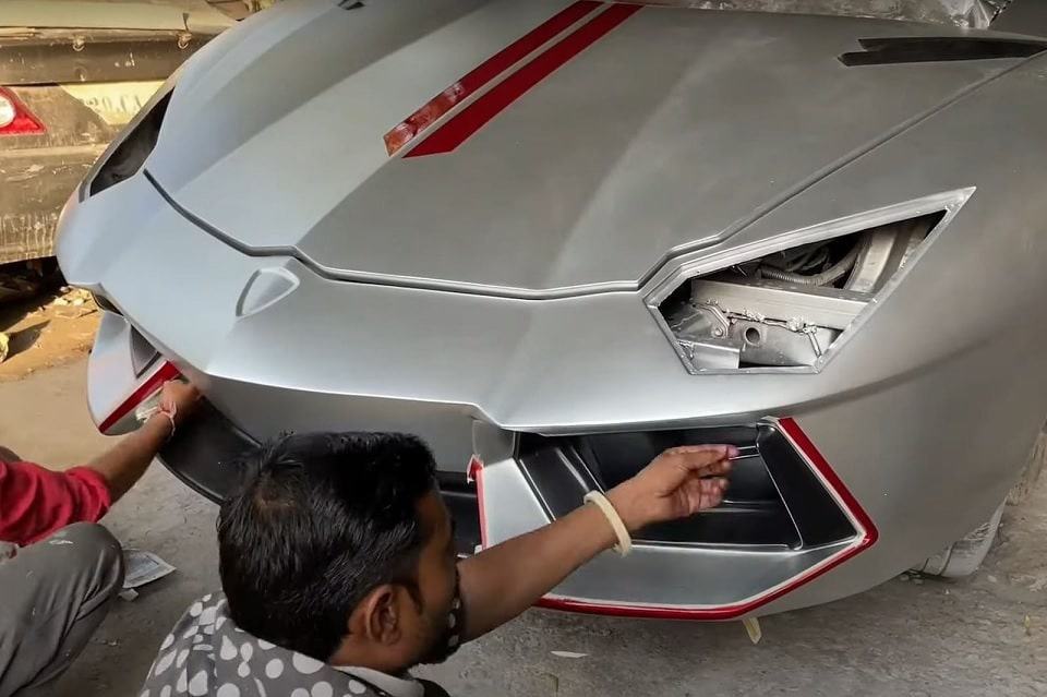 “Silver Shark”, um Honda Civic travestido de Lamborghini Aventador