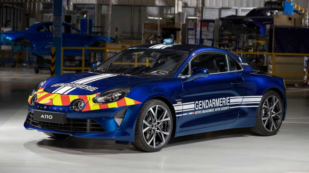 Uma unidade do Alpine A110