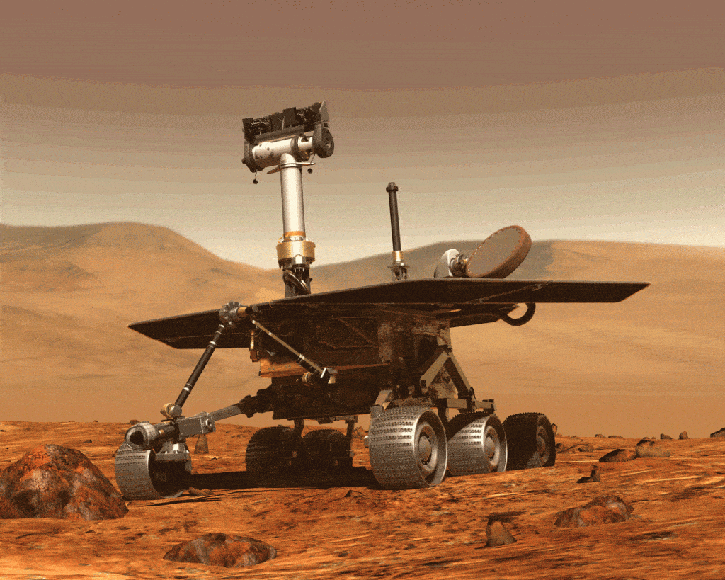Rover Opportunity foi enviado em uma das missões a marte