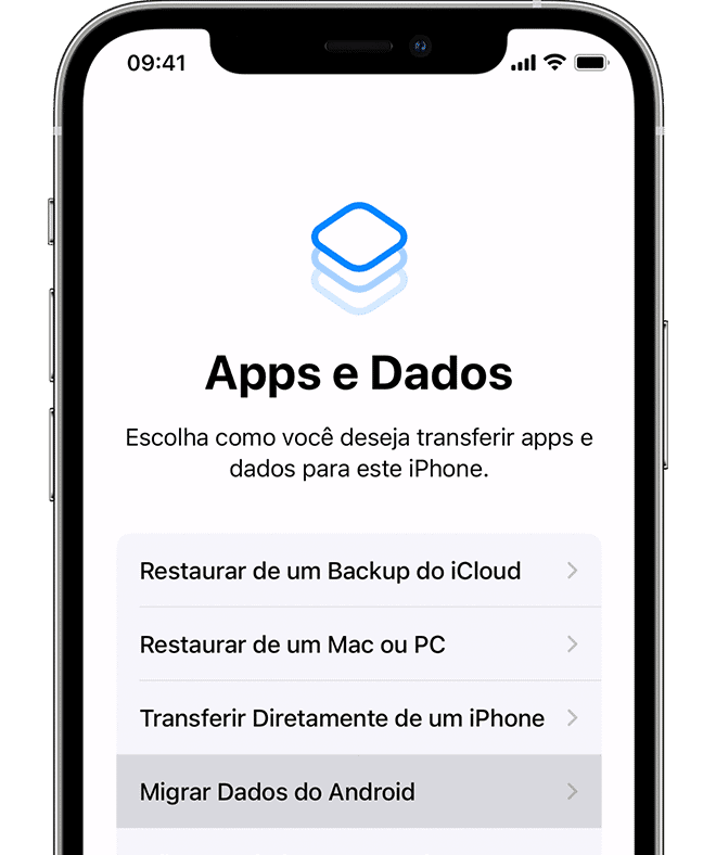 Migrar dados do Android para o iPhone