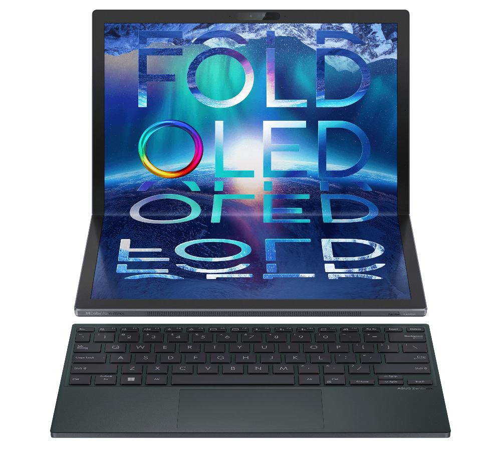 Asus Zenbook 17 Fold OLED e seu teclado destacável