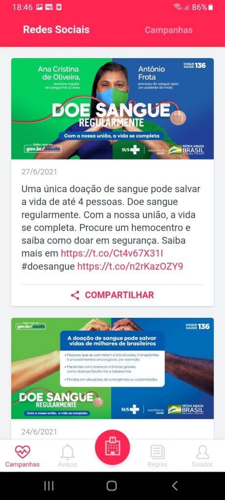 aplicativo hemovida