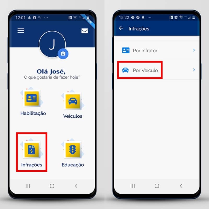 Como consultar infrações pela Carteira Digital de Trânsito