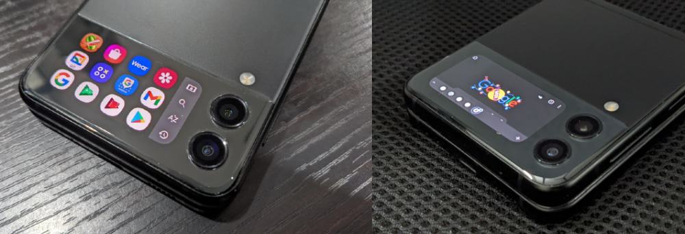 CoverScreen OS oferece novas funcionalidades para tela externa do Galaxy Z Flip 3