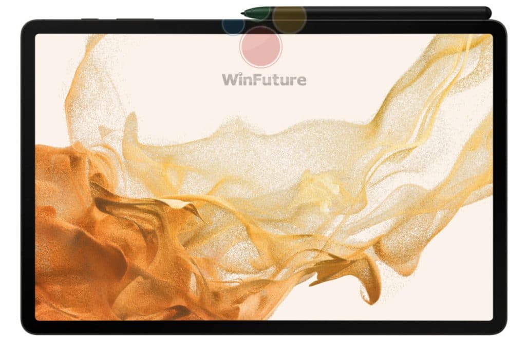 Suposto Galaxy Tab S8 (Imagem: divulgação/WinFuture)