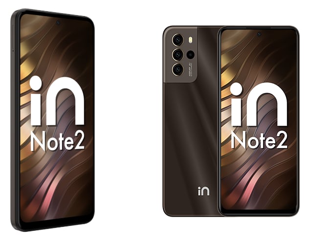 Micromax In Note 2 tem duas opções de cores, preta e marrom