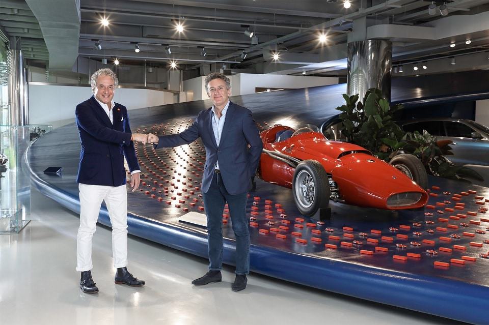 CEO da Maserati, Davide Grasso, e CEO da Fórmula E, Alejandro Agag