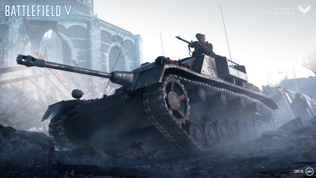 Cena do jogo Battlefield 5