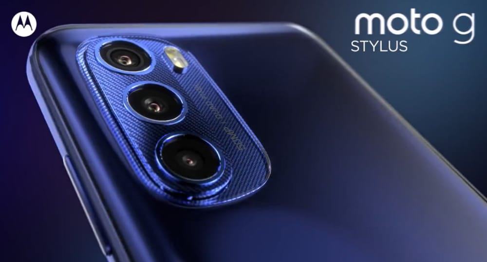 Detalhe da câmera de 50 MP do Moto G Stylus 2022