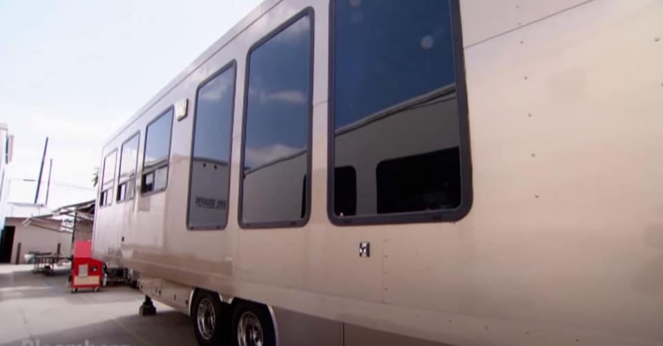 Motorhome do ator Leonardo diCaprio