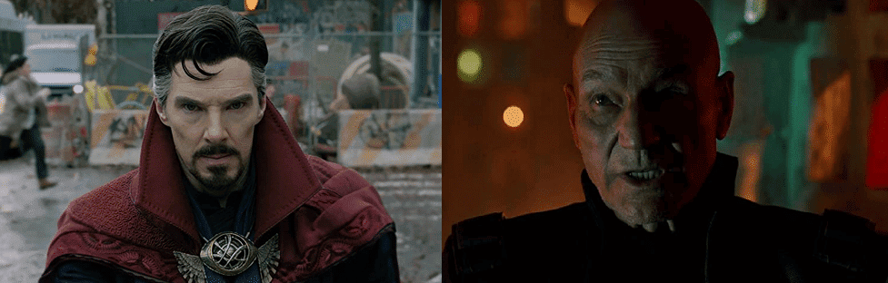 Doutor Estranho e Professor X de X-Men