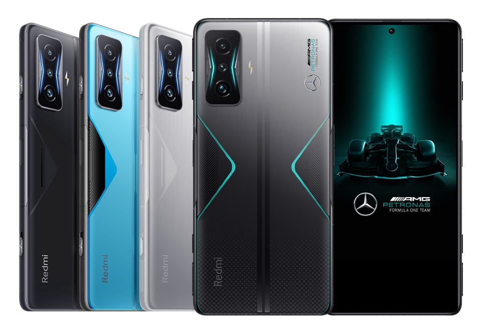 Cores do Redmi K50 Gaming Edition