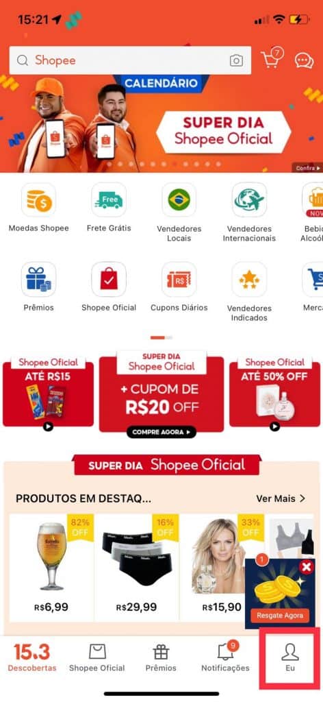 Como rastrear encomenda - Shopee