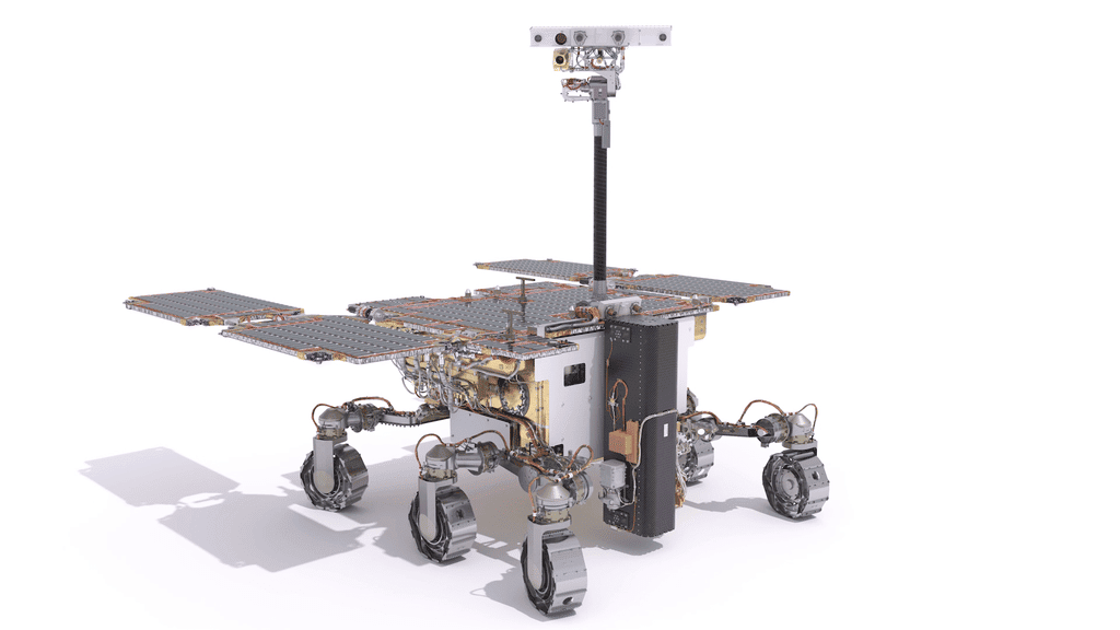 O rover Rosalind Franklin, da missão ExoMars, aguarda a reativação de sua missão para que ele possa voar até Marte