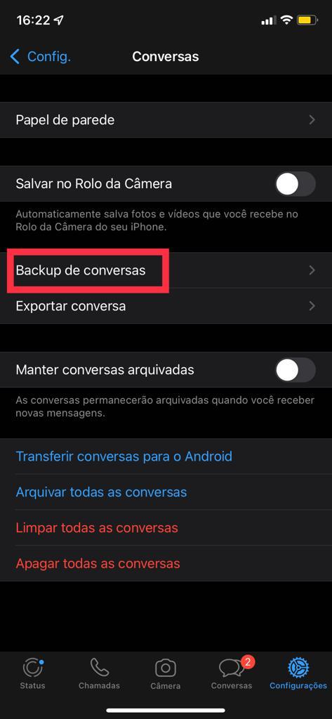 backup whatsapp