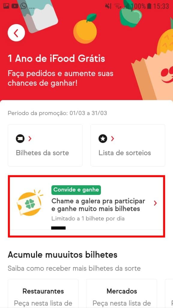 ifood tutorial