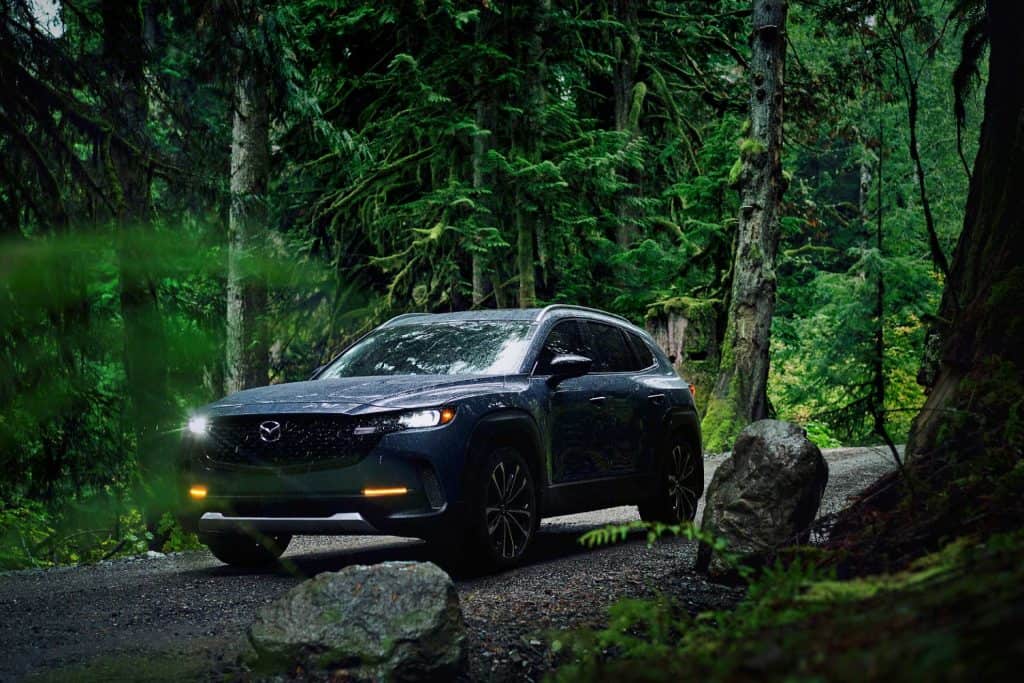 SUV 2023 da Mazda em perfil