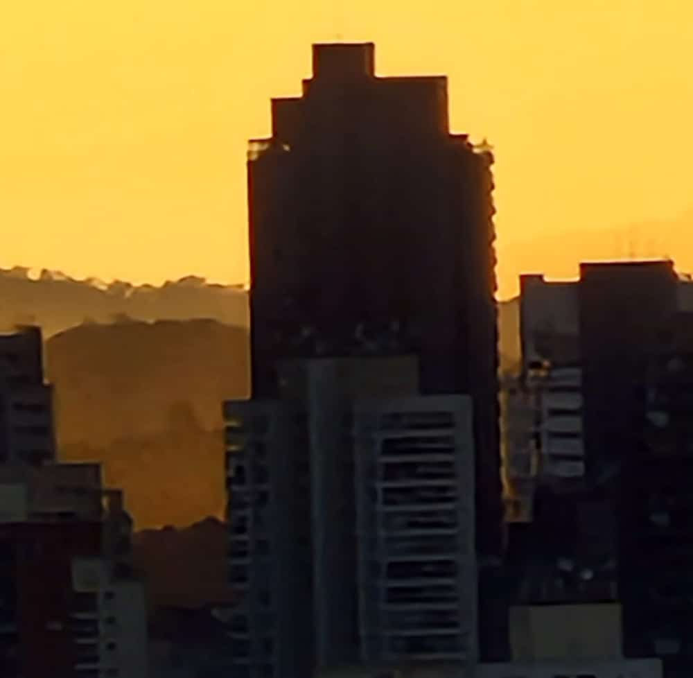 Foto tirada com zoom digital de 100x do S22 Ultra