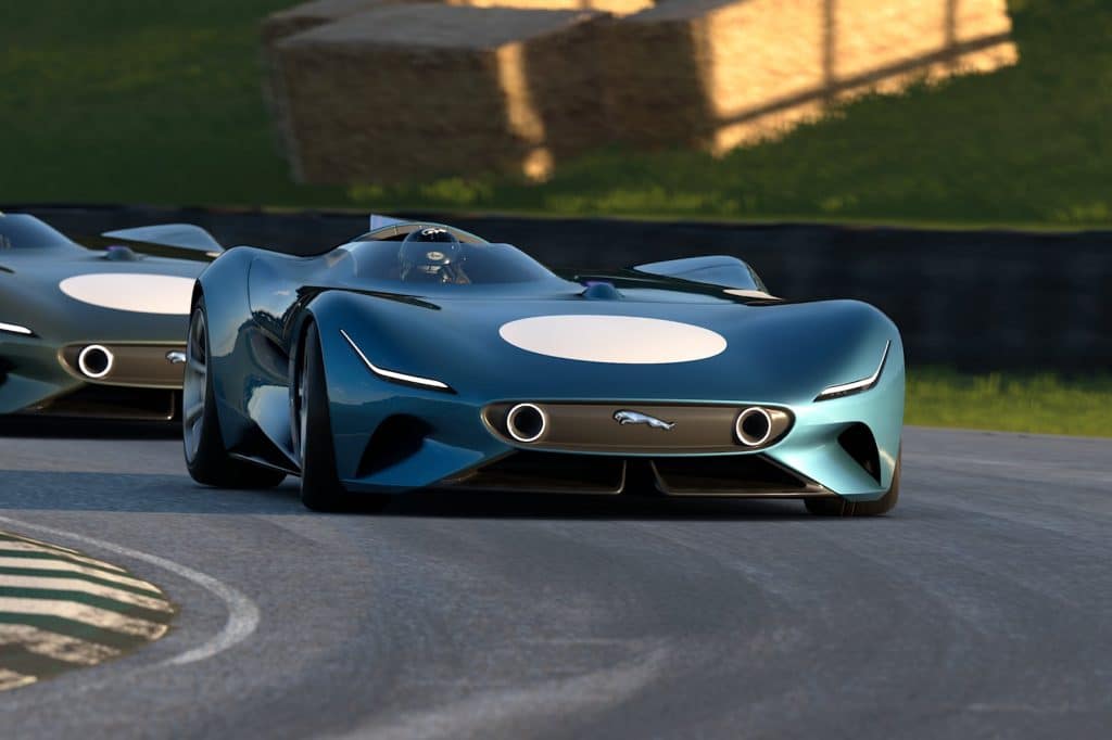 Conceito da Jaguar na pista