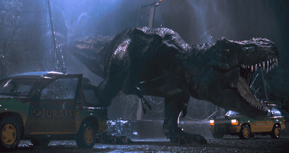 T-Rex em Jurassic Park