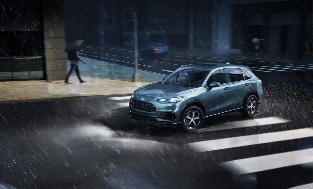 HR-V na chuva