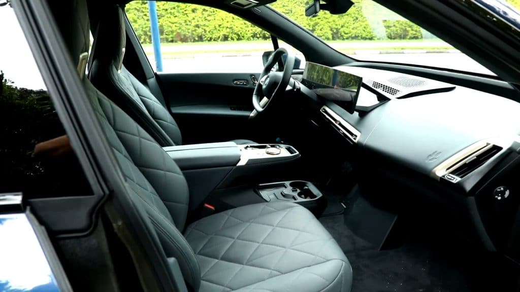 Interior do BMW iX
