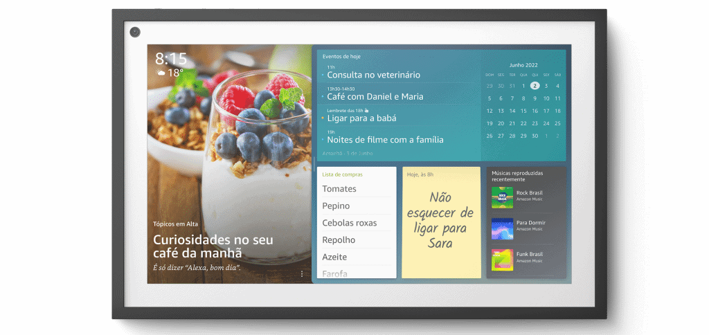 Echo Show 15 (Imagem: divulgação/Amazon)
