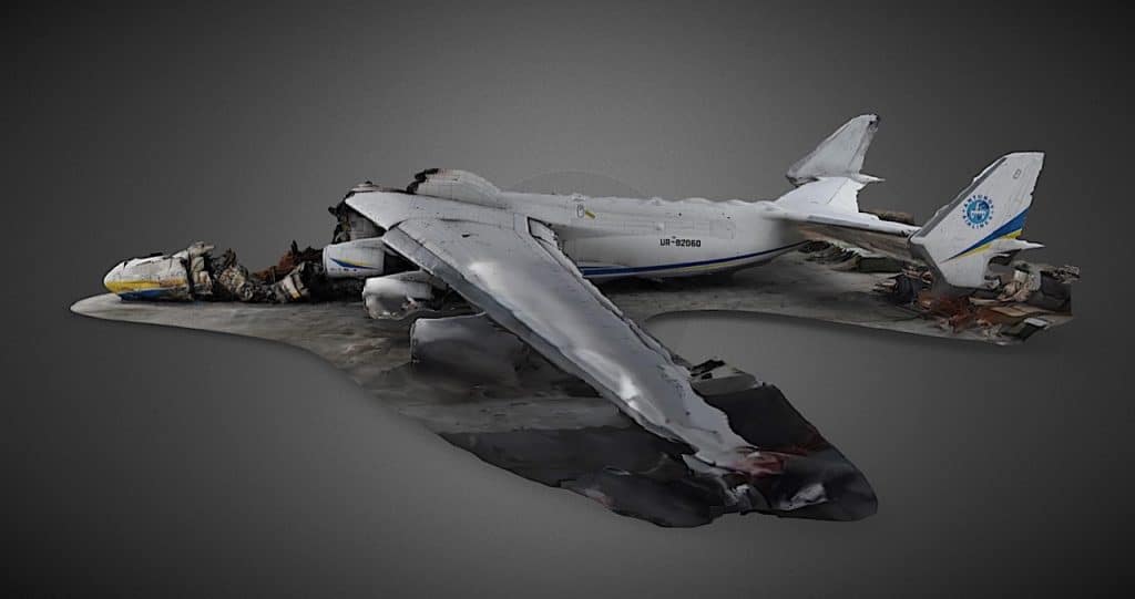 Modelo 3D do Antonov An-225