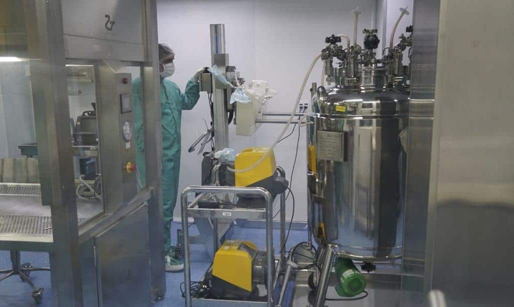 Foto do laboratório da Fiocruz