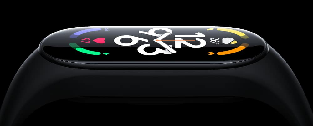 Tela de 1,62 polegadas da Mi Band 7 é 25% maior que do modelo anterior