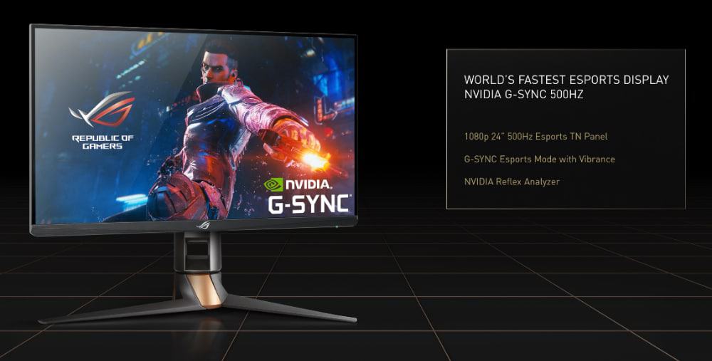 Monitor gamer Asus ROG Swift 500Hz