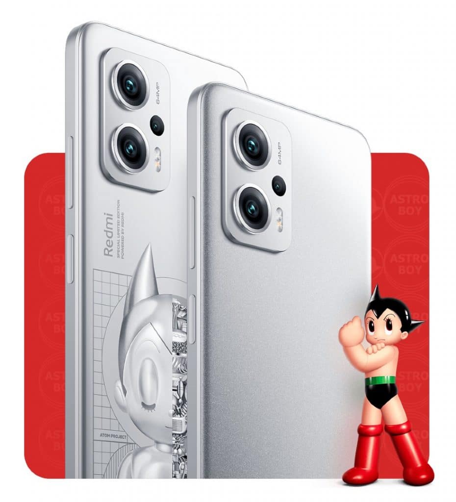 Mais uma imagem da edição especial do Astro Boy do Note 11T Pro+
