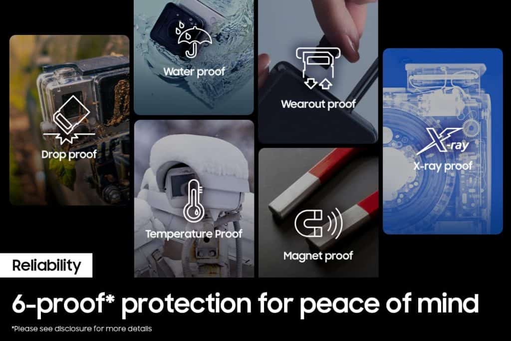 Cartões Samsung Pro Endurance têm 6 níveis de proteção