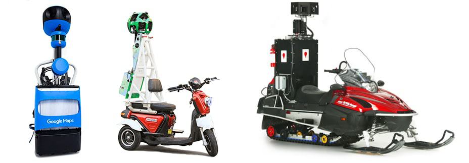 Nova câmera do Google Street View pode ser instalada em trolley, triciclo ou moto de neve