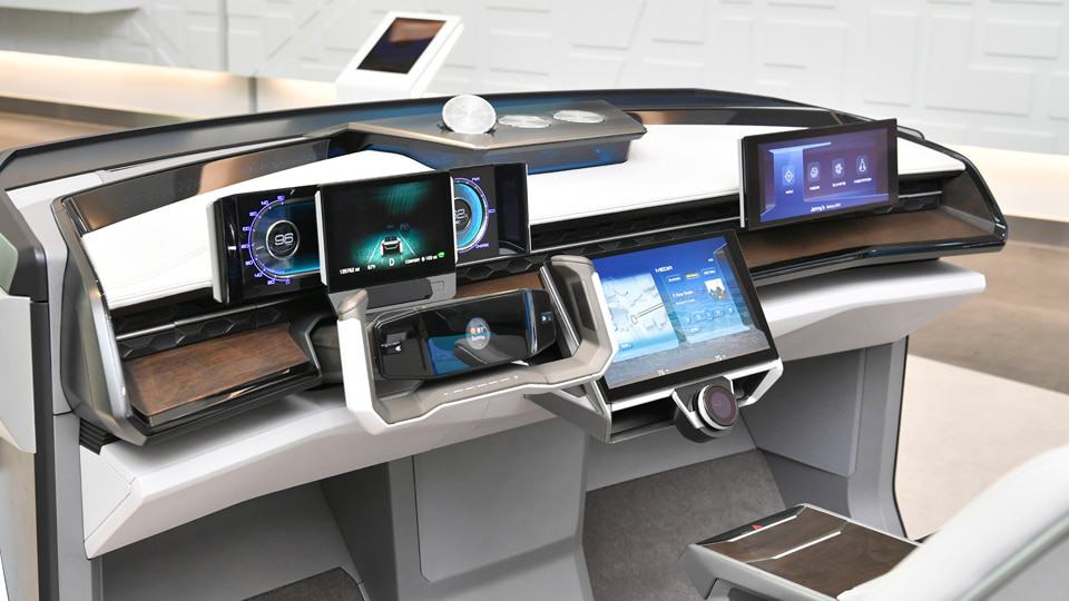 Ilustração da cabine da Hyundai