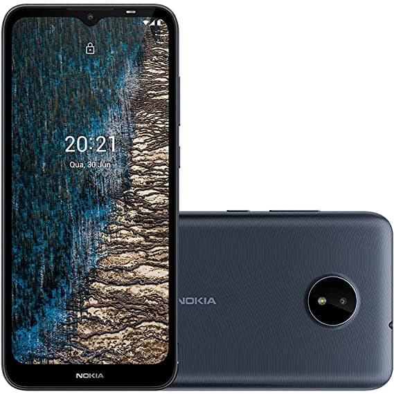Celular Nokia C20: celular com tela grande