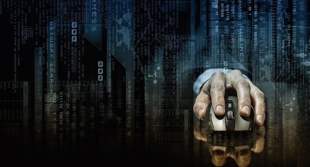 Imagem-conceito para dark web