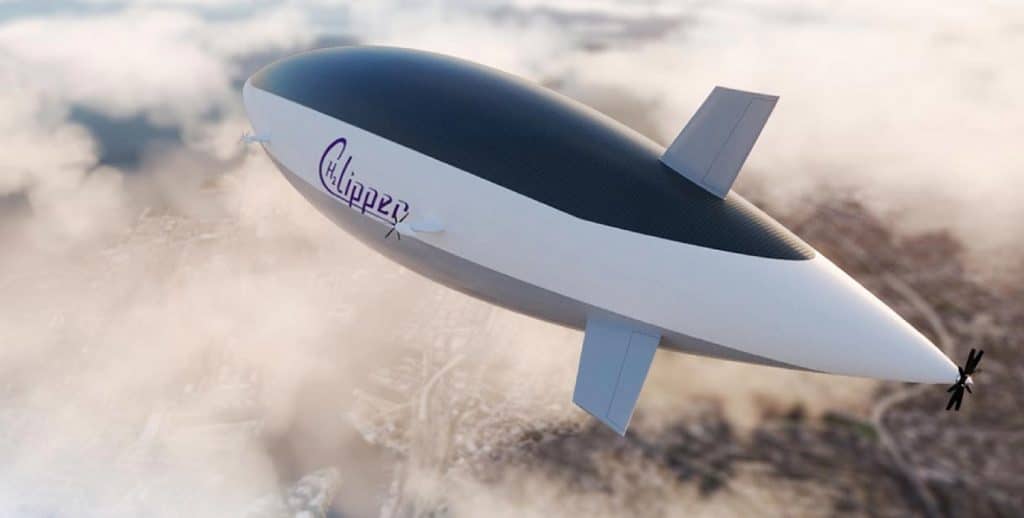 Dirigível a hidrogênio H2 Clipper