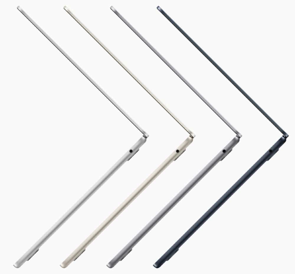 Novo MacBook Air com processador M2 tem apenas 11,3 mm de espessura