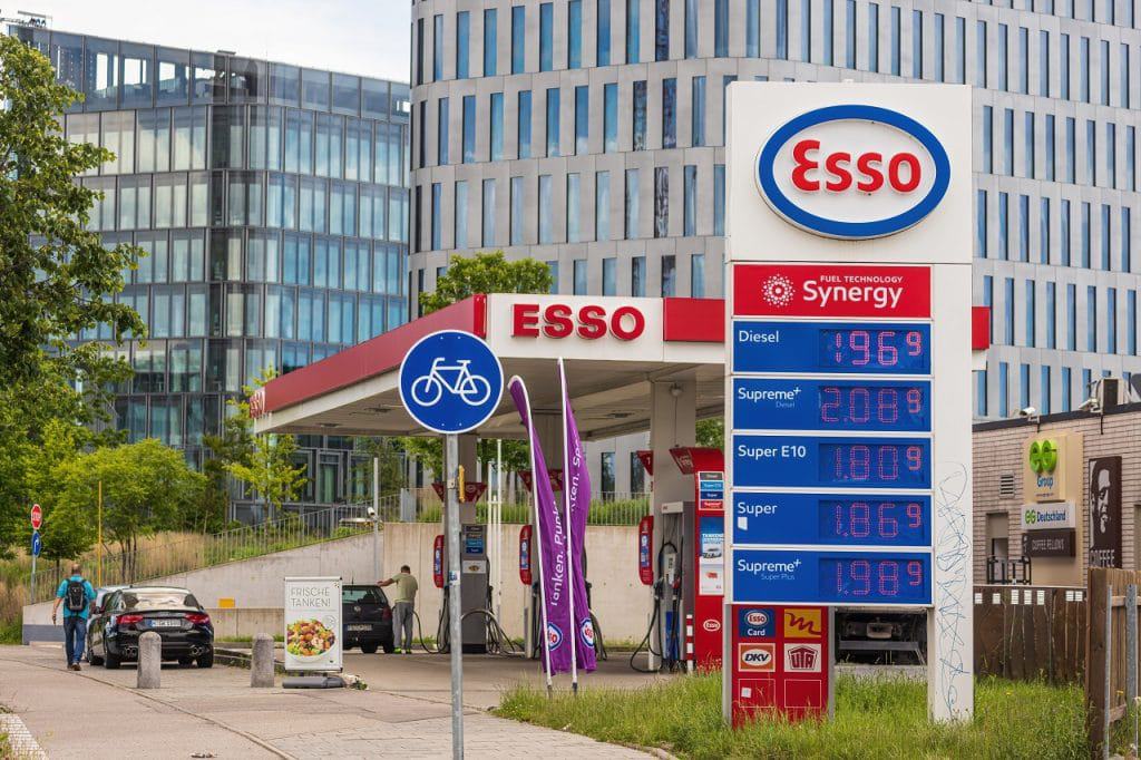 Posto da ExxonMobil na Alemanha