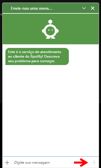 Como entrar em contato com o Spotify