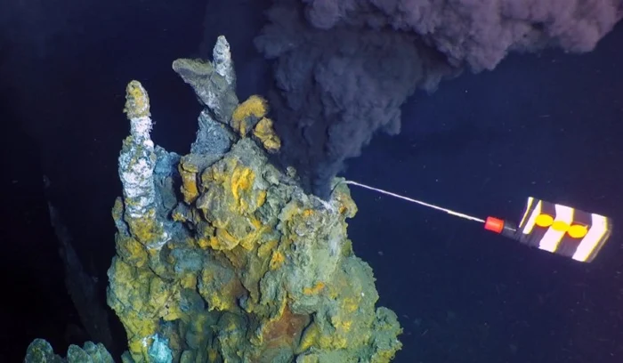 Fonte do campo hidrotermal descoberto a leste do Oceano Pacífico: ecossistema extremo traz temperaturas médias de 400ºC